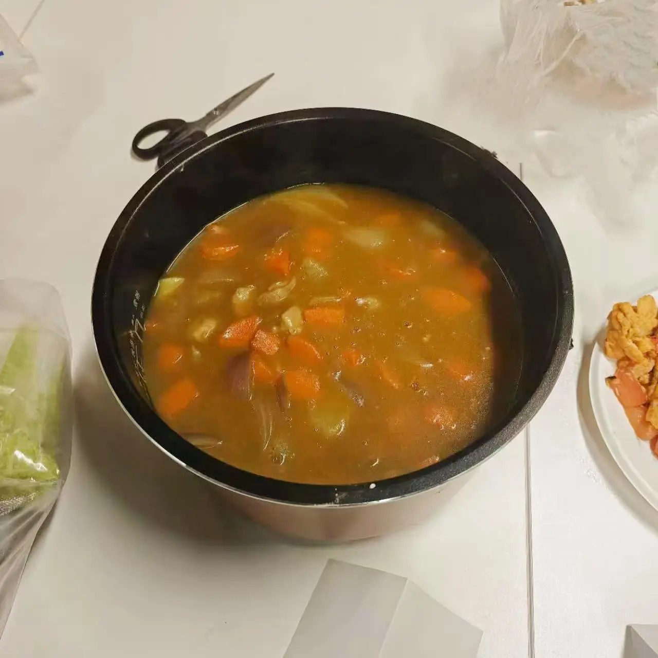 书院活动做的咖喱鸡